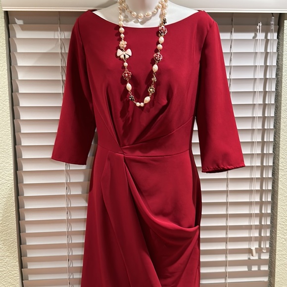 JS Collections holiday midi dress - Picture 3 of 6